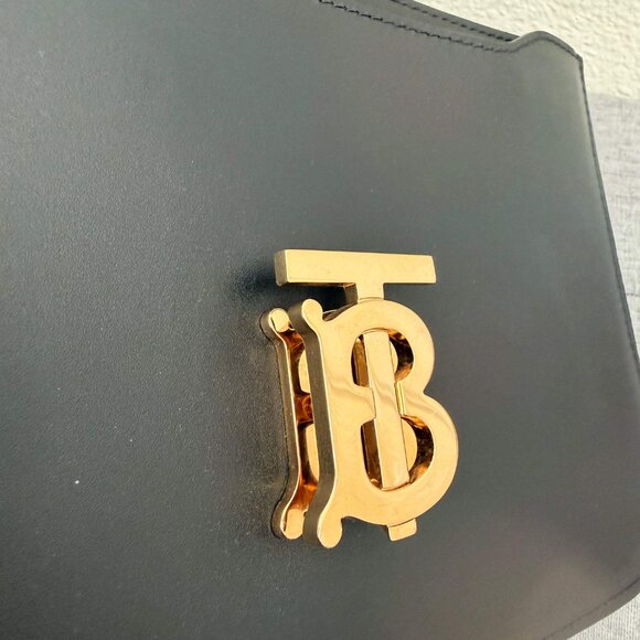 BURBERRY TB Mini bags Leather Black Free Shipping | Duties Paid - Picture 12 of 16
